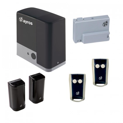 V2 AYROS400 230Vac sliding gate kit for automating gates up to 400kg- DISCONTINUED